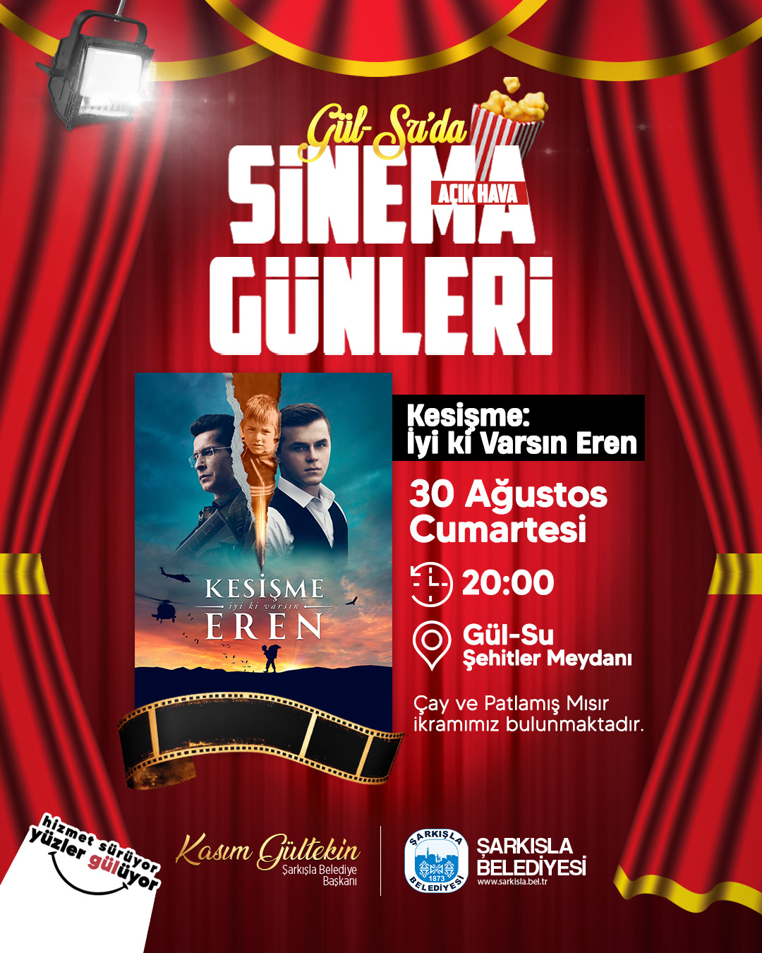 'Kesişme: İyi ki Varsın Eren' Açık Hava Sineması