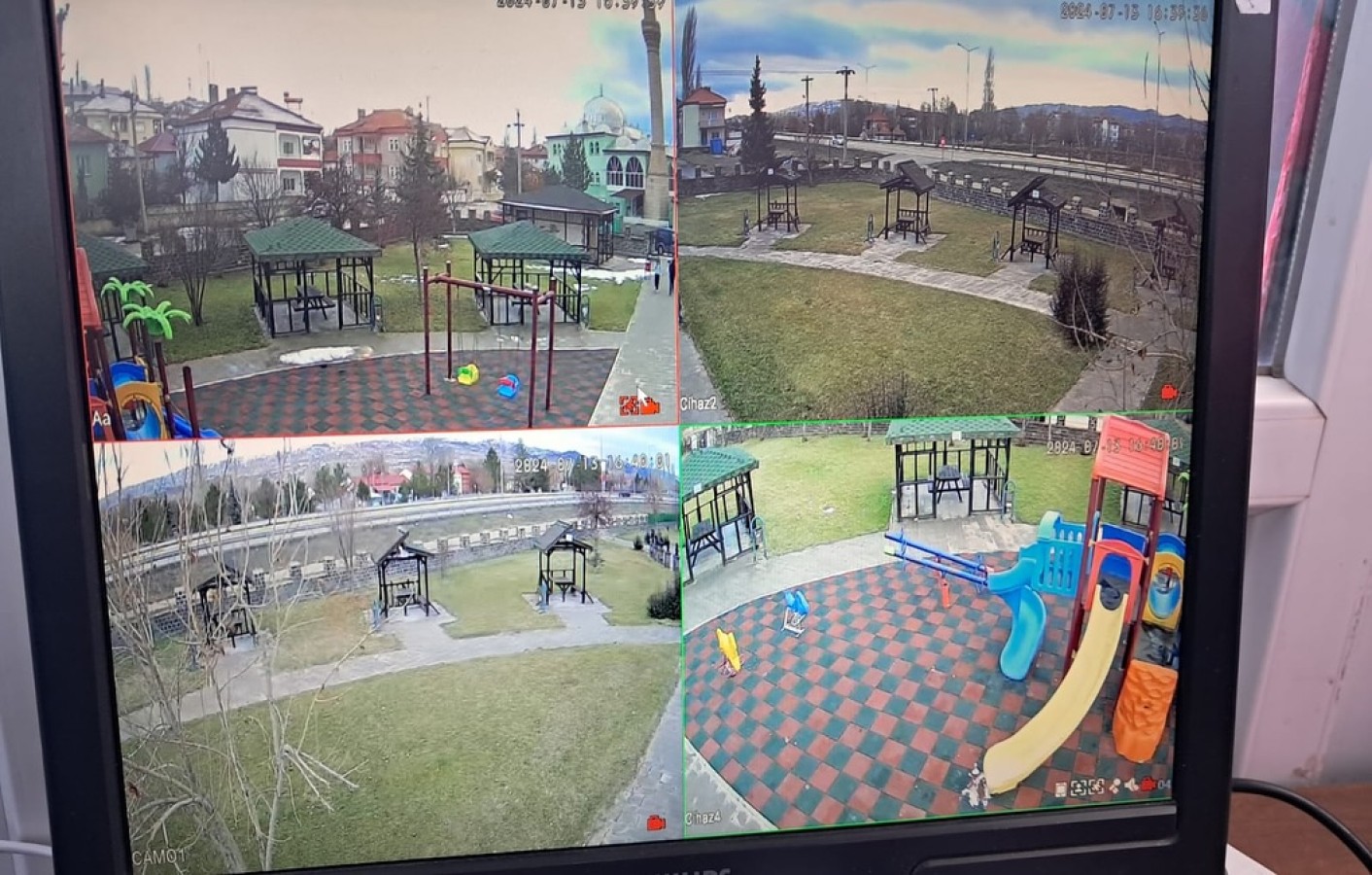 Parklarımıza Güvenlik Kamerası Montajı