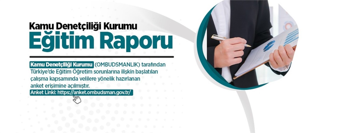 Kamu Denetçiliği Kurumu 'Eğitim Raporu Anketi'